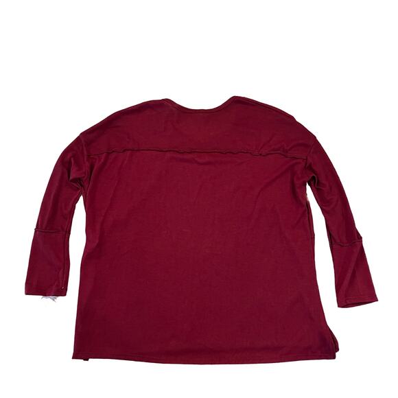NWT Nordstrom's Forgotten Grace Burgundy/Maroon Knit Top - SIZE M - Picture 5 of 8
